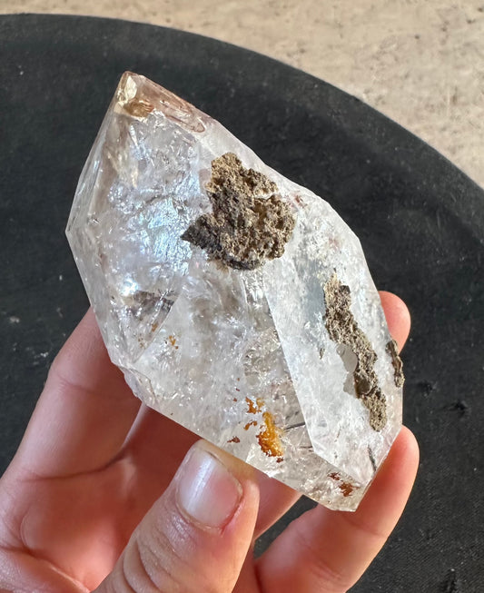 Herkimer Diamond Crystal "Palmer" Approx. .75 lbs