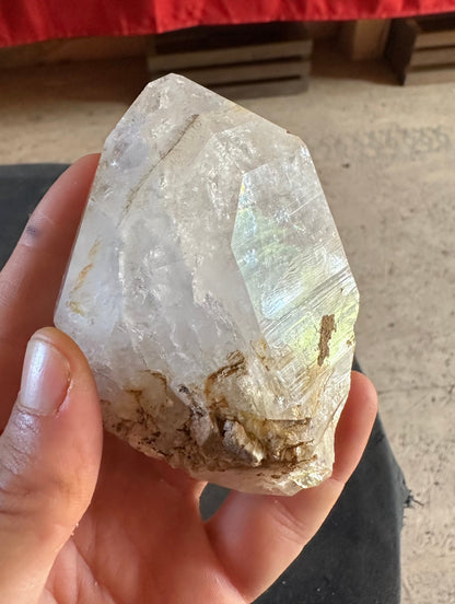 "Milky" Herkimer Diamond Crystal "Palmer" Approx.  .75 lbs