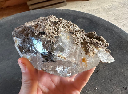 Herkimer Diamond Crystal "Palmer" Approx. 2 lbs