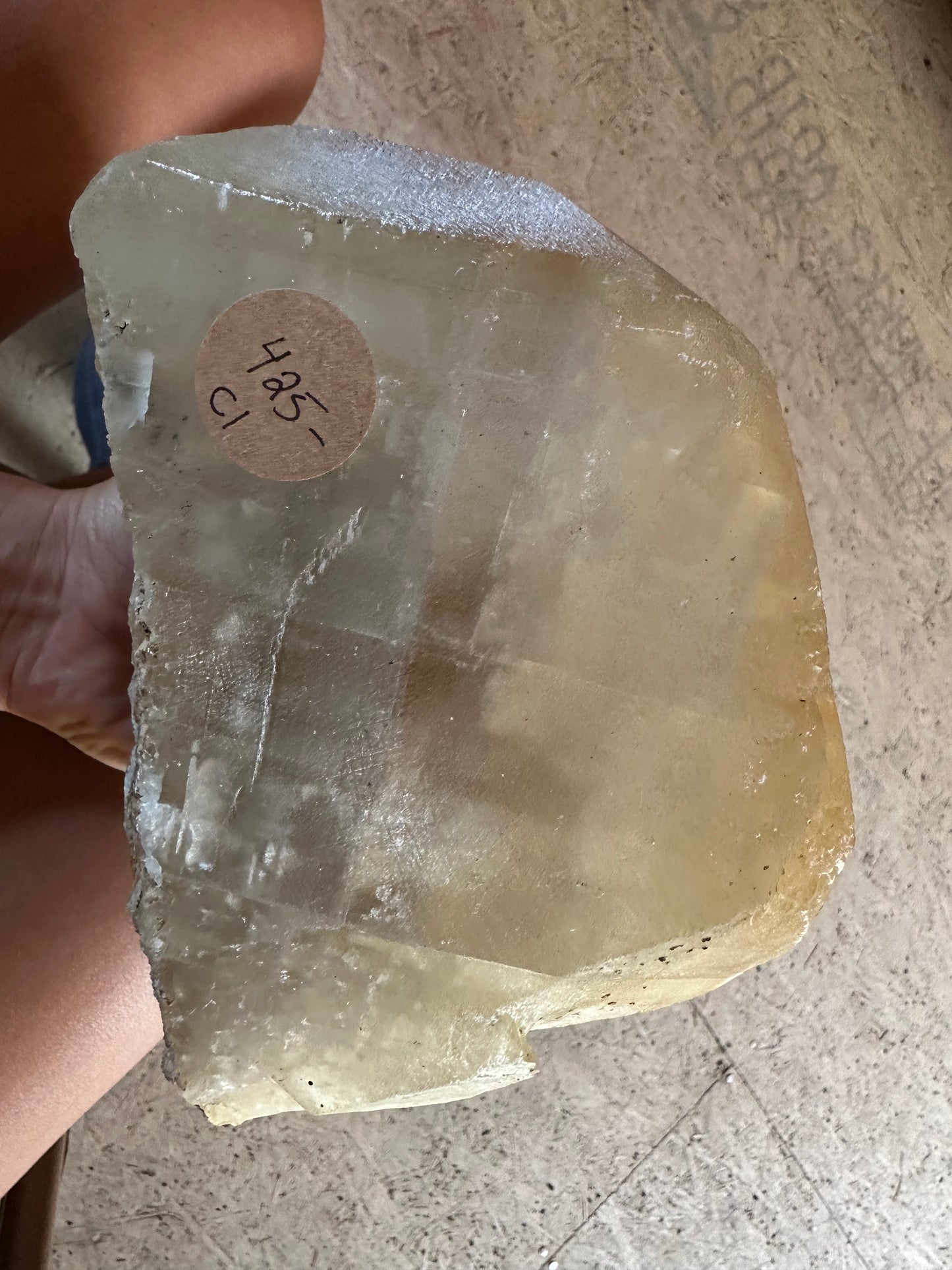 GIGANTIC Honey Calcite Specimen Approx. 9 lbs