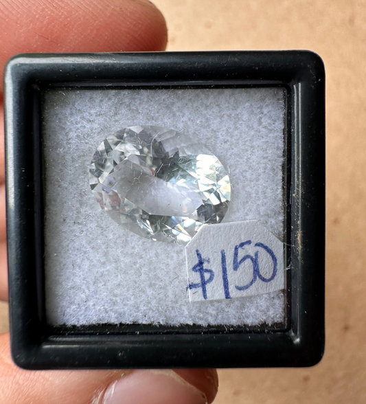 Professionally Faceted High Quality Herkimer Diamond Gemstone 5.55 ct