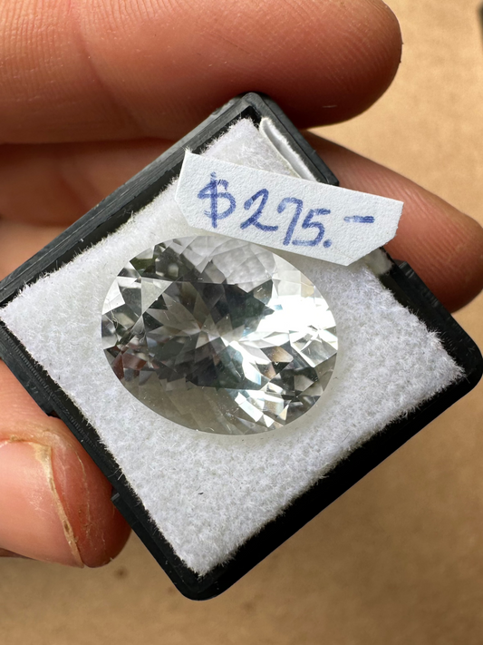 Professionally Faceted High Quality Herkimer Diamond Gemstone 9.75 ct