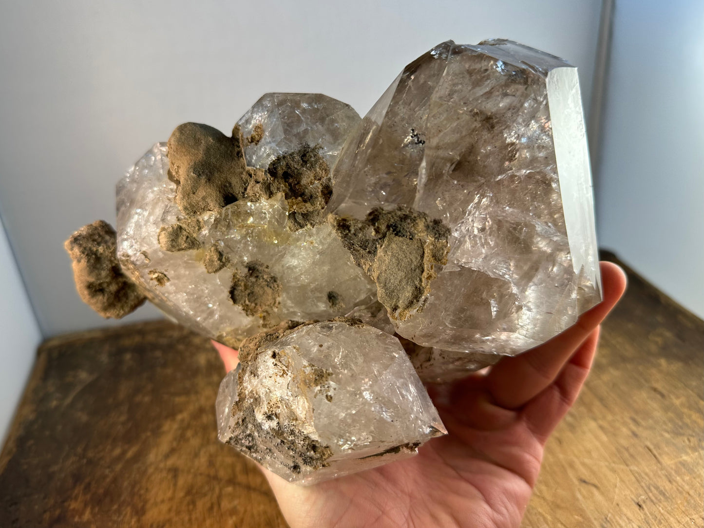 Herkimer Diamond "Goonie" Cluster Approx. 5.10 lbs