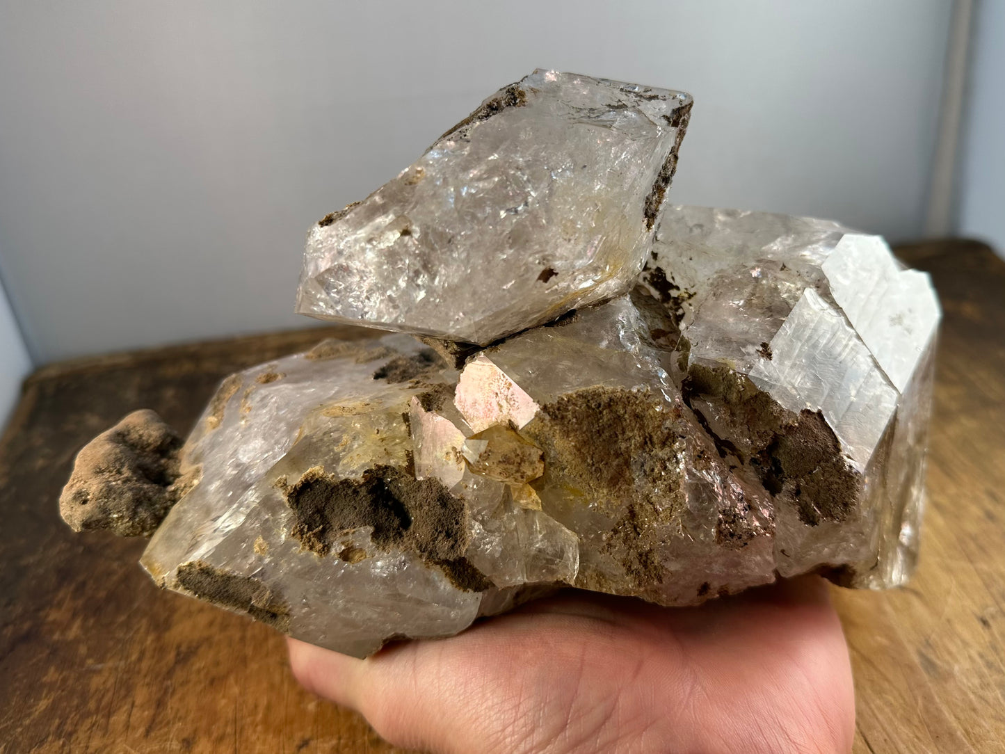 Herkimer Diamond "Goonie" Cluster Approx. 5.10 lbs