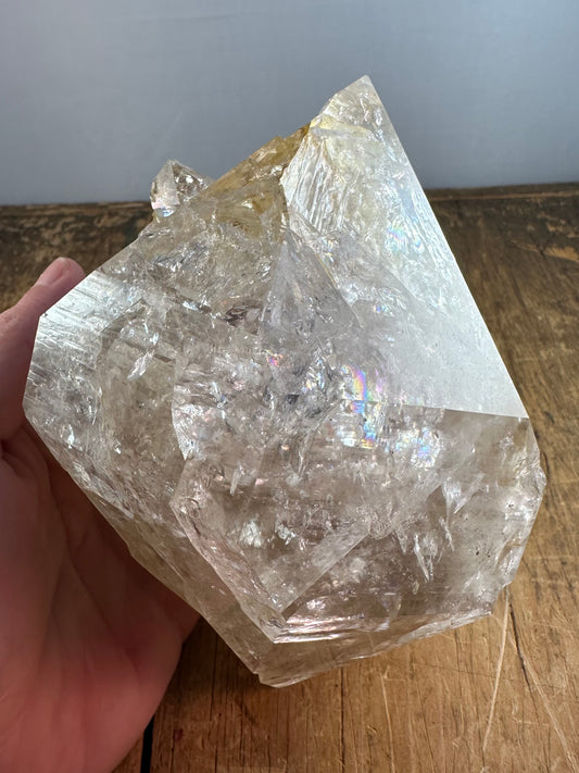 Repaired Herkimer Diamond "Goonie" Crystal Approx. 2.62 lbs