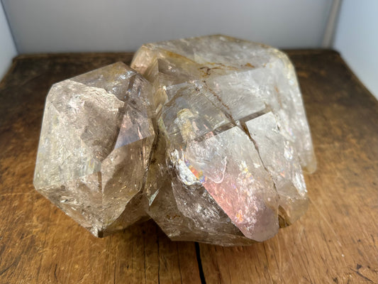 Repaired Herkimer Diamond "Goonie" Crystal Cluster Approx. 8.34 lbs
