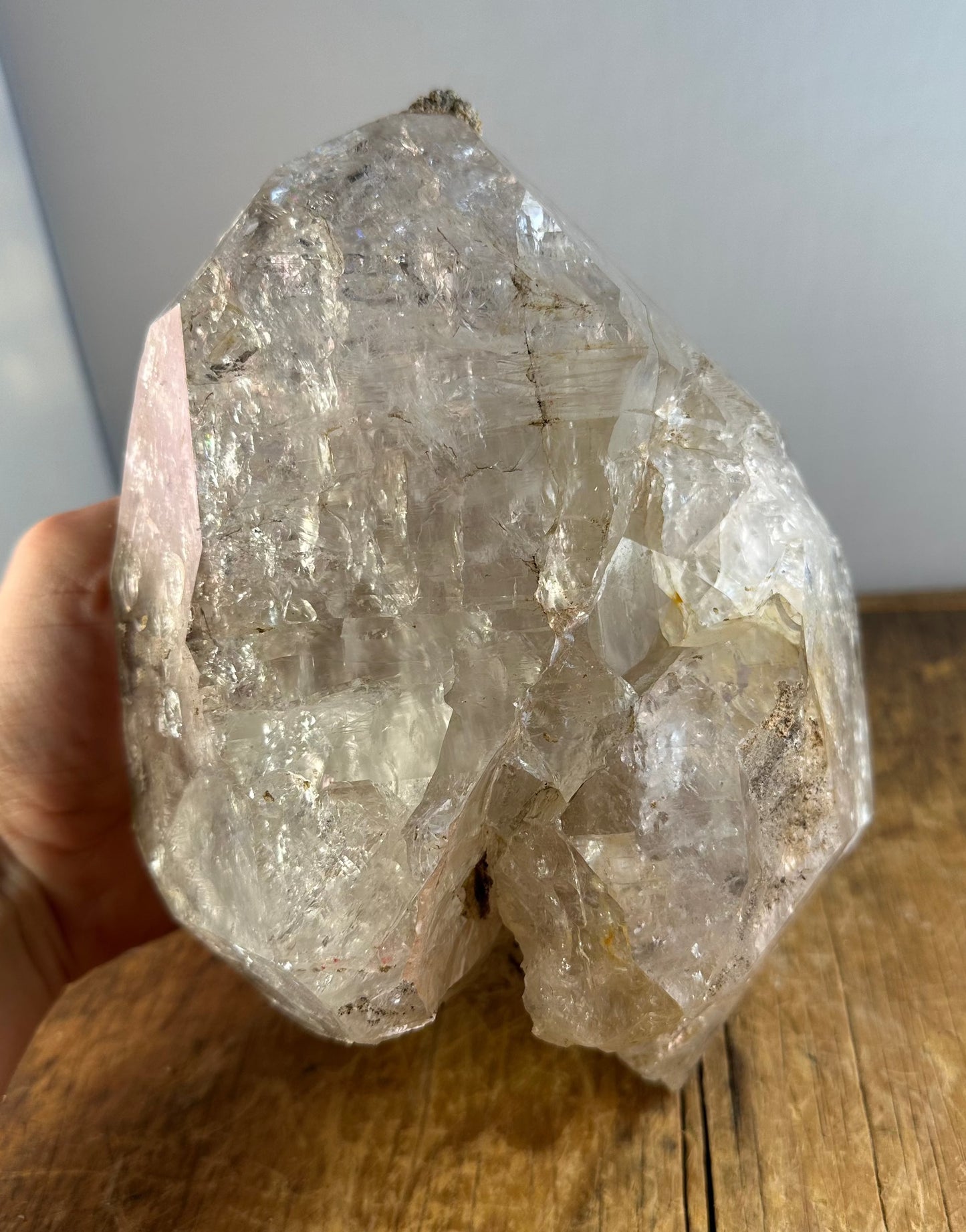 Repaired Herkimer Diamond Crystal "Goonie" Approx. 6.67 lbs