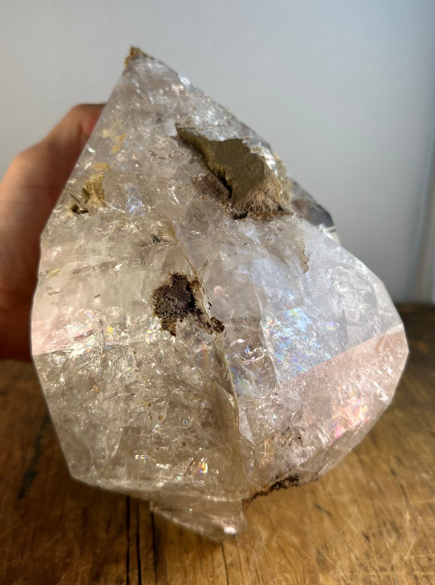 Repaired Herkimer Diamond Crystal "Goonie" Approx. 6.67 lbs