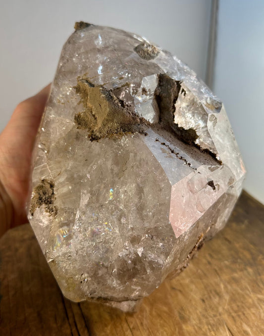 Repaired Herkimer Diamond Crystal "Goonie" Approx. 6.67 lbs