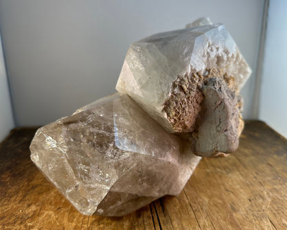 "Milky" Herkimer Diamond "Goonie" Cluster Approx. 10.05 lbs