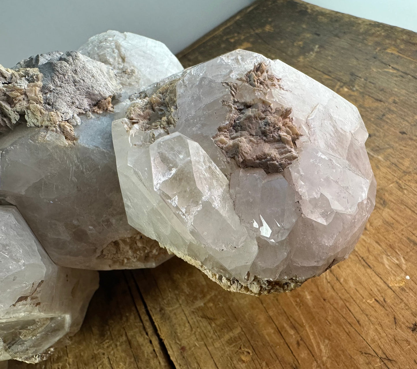 "Milky" Herkimer Diamond "Goonie" Cluster Approx. 10.05 lbs