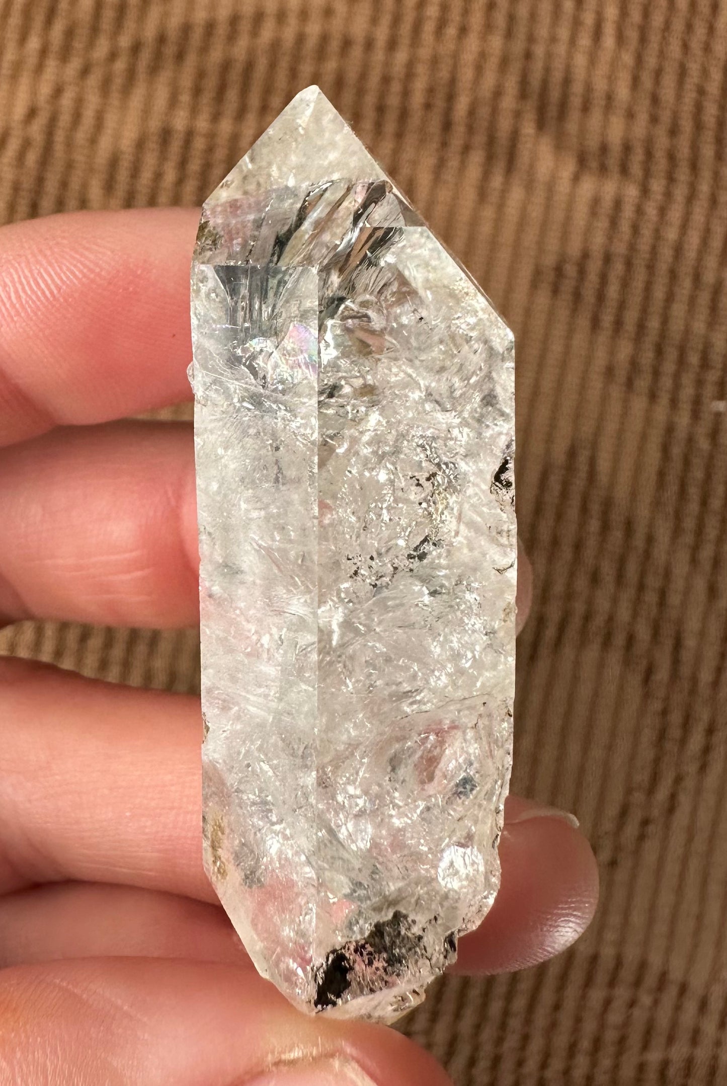 Rare Elongated Herkimer Diamond Crystal Approx. 28g