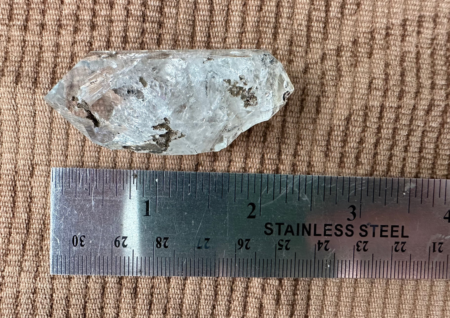 Rare Elongated Herkimer Diamond Crystal Approx. 28g