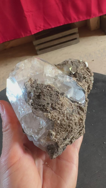 Herkimer Diamond Crystal "Palmer" Approx. 2 lbs